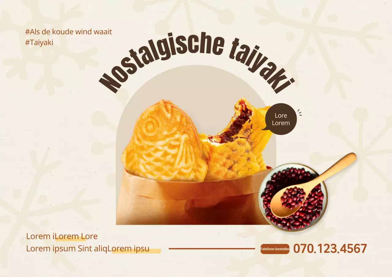 Eenvoudige afbeelding poster