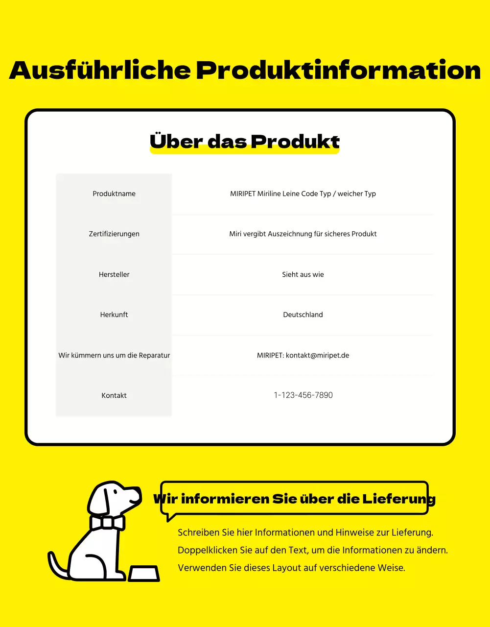 Haustier-Detailseite