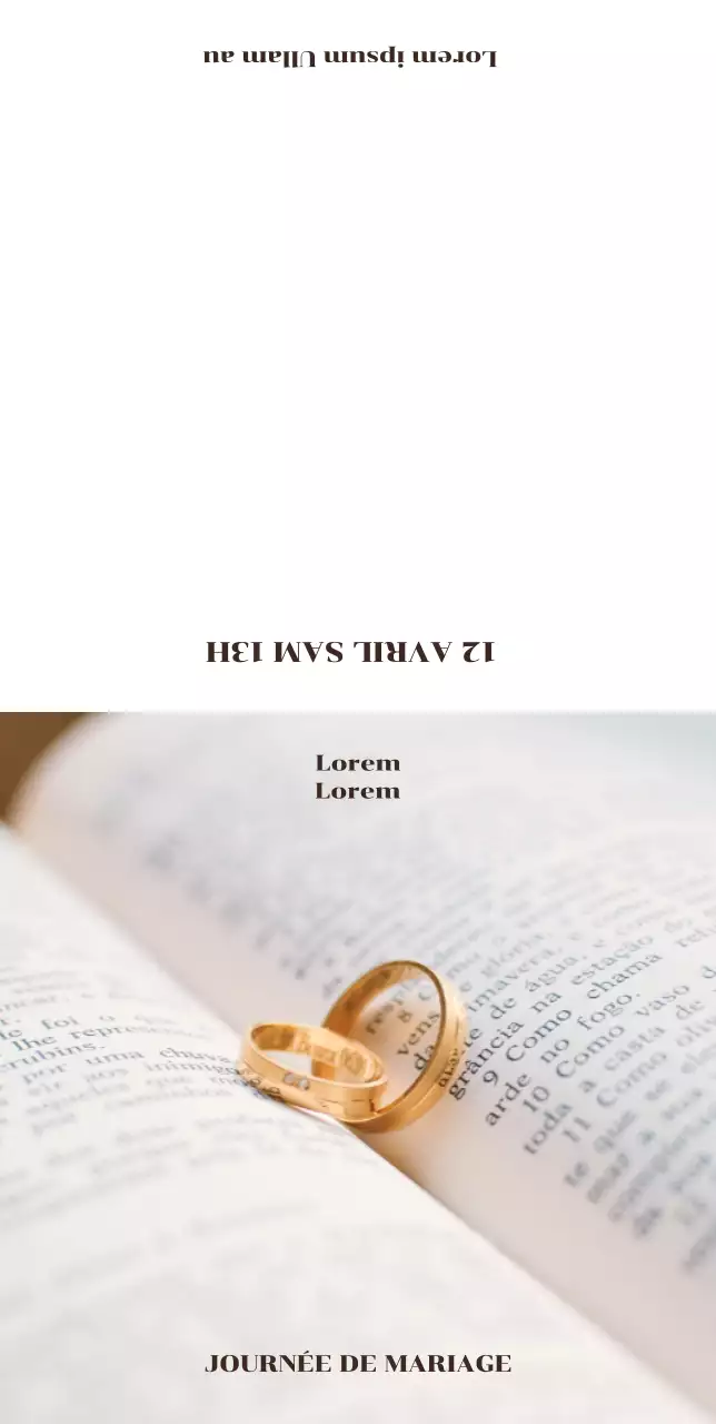 Photographie de mariage élégante et propre