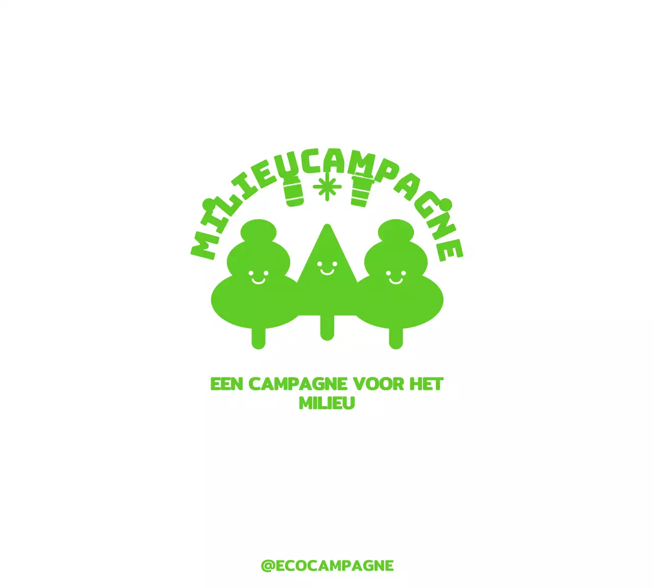 Geef eco-campagne stijl met aaibare houten figuurtjes en tekstcombinaties