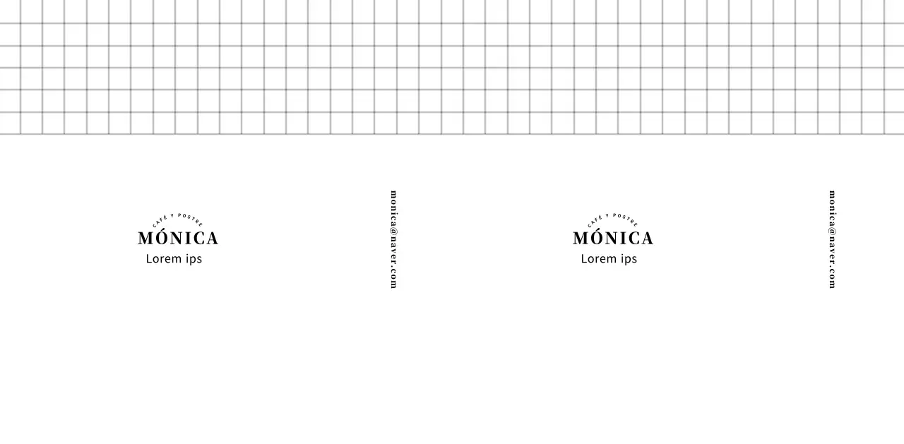 Emotivo y limpio logotipo de cafetería de postres