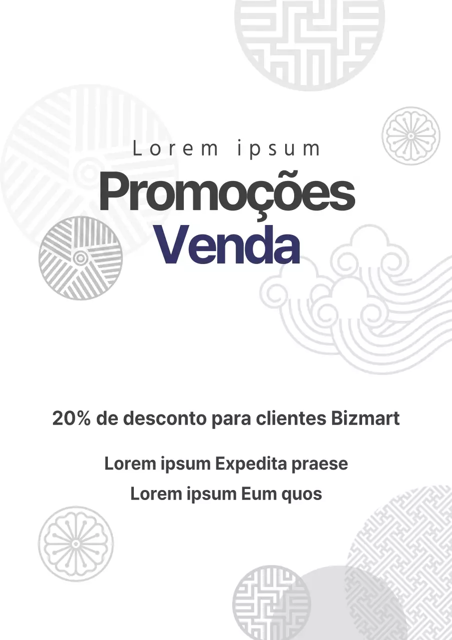 Um simples folheto vermelho de uma mercearia a promover um evento de venda especial.