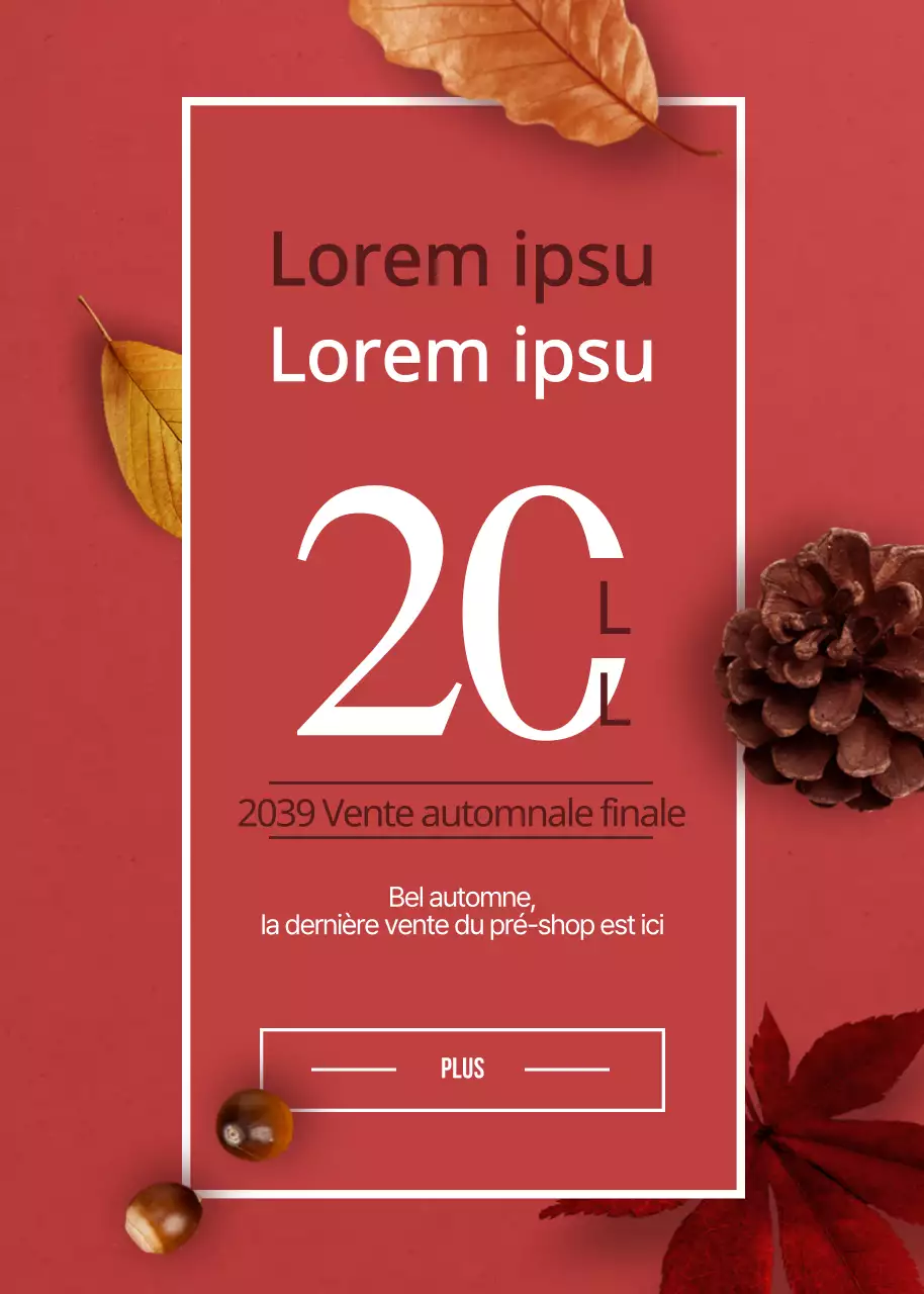 Automne, dernière vente