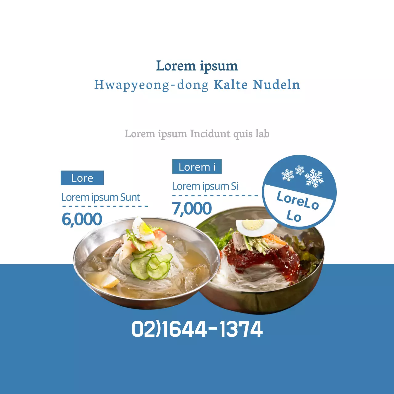 Hwapyeong-dong Kalte Nudeln