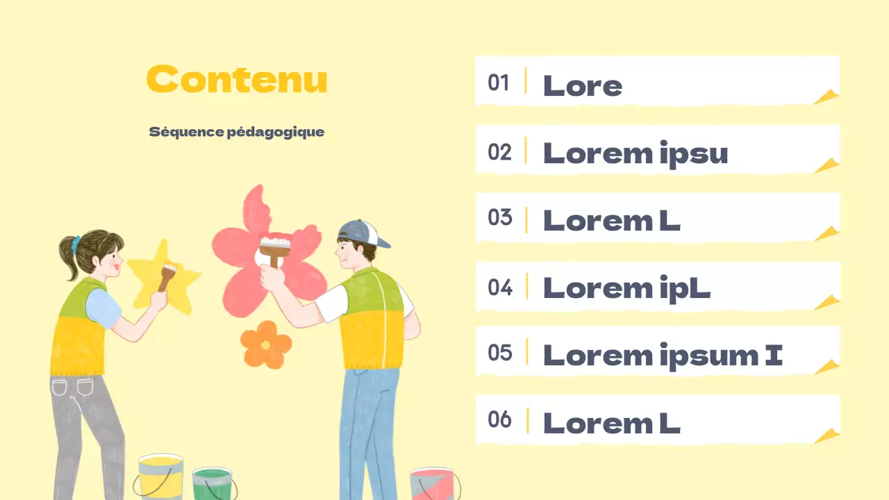 Documents à l'intention des volontaires dans des tons jaunes chauds