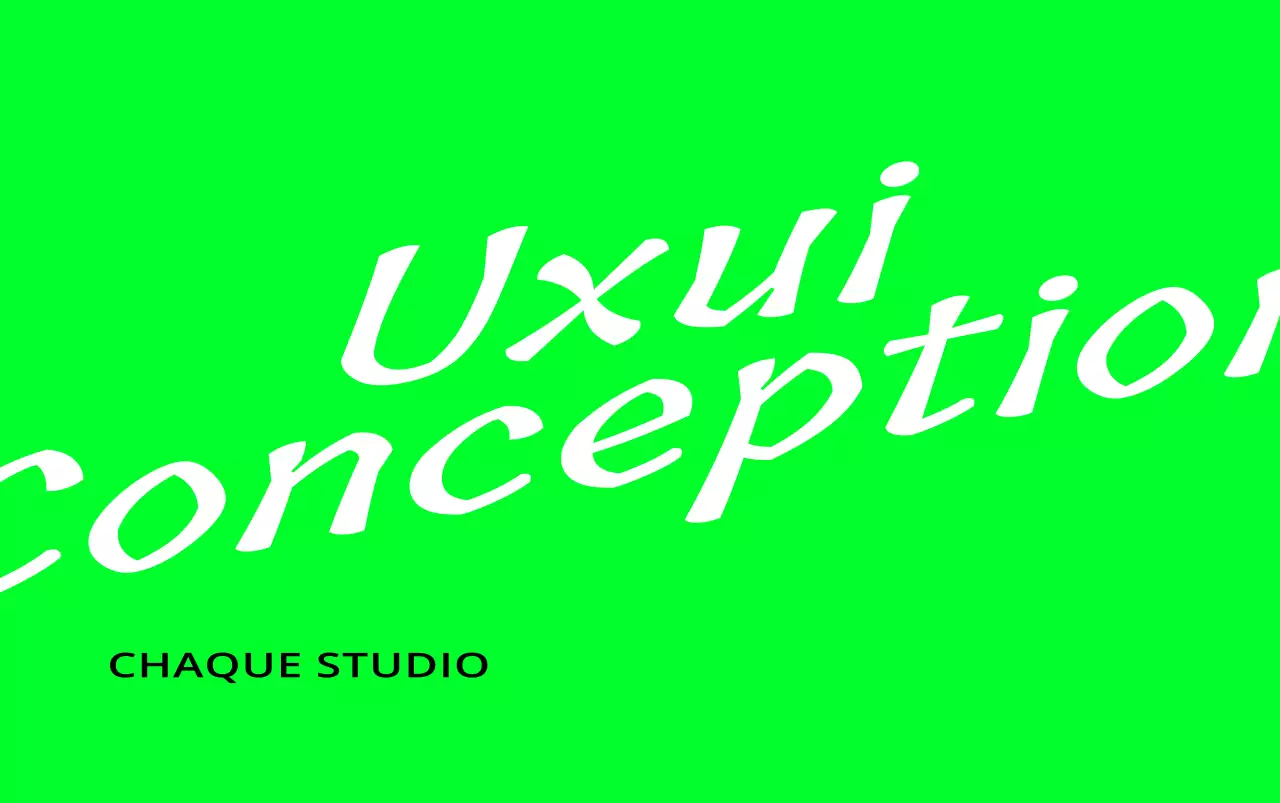 Conception d'un logo textuel pour un studio de design en vert lime fluorescent et en noir