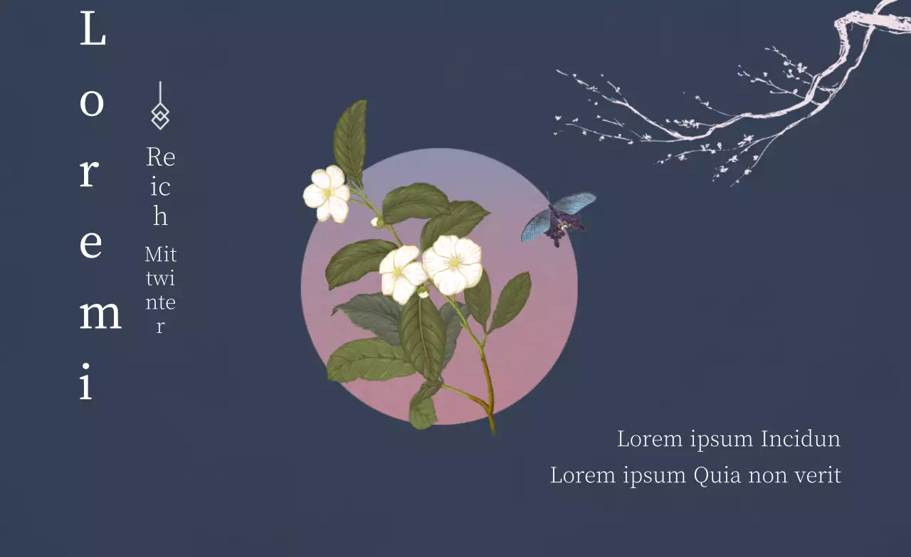 Luxuriöse Thanksgiving-Grüße in tiefem Marineblau und Rosa