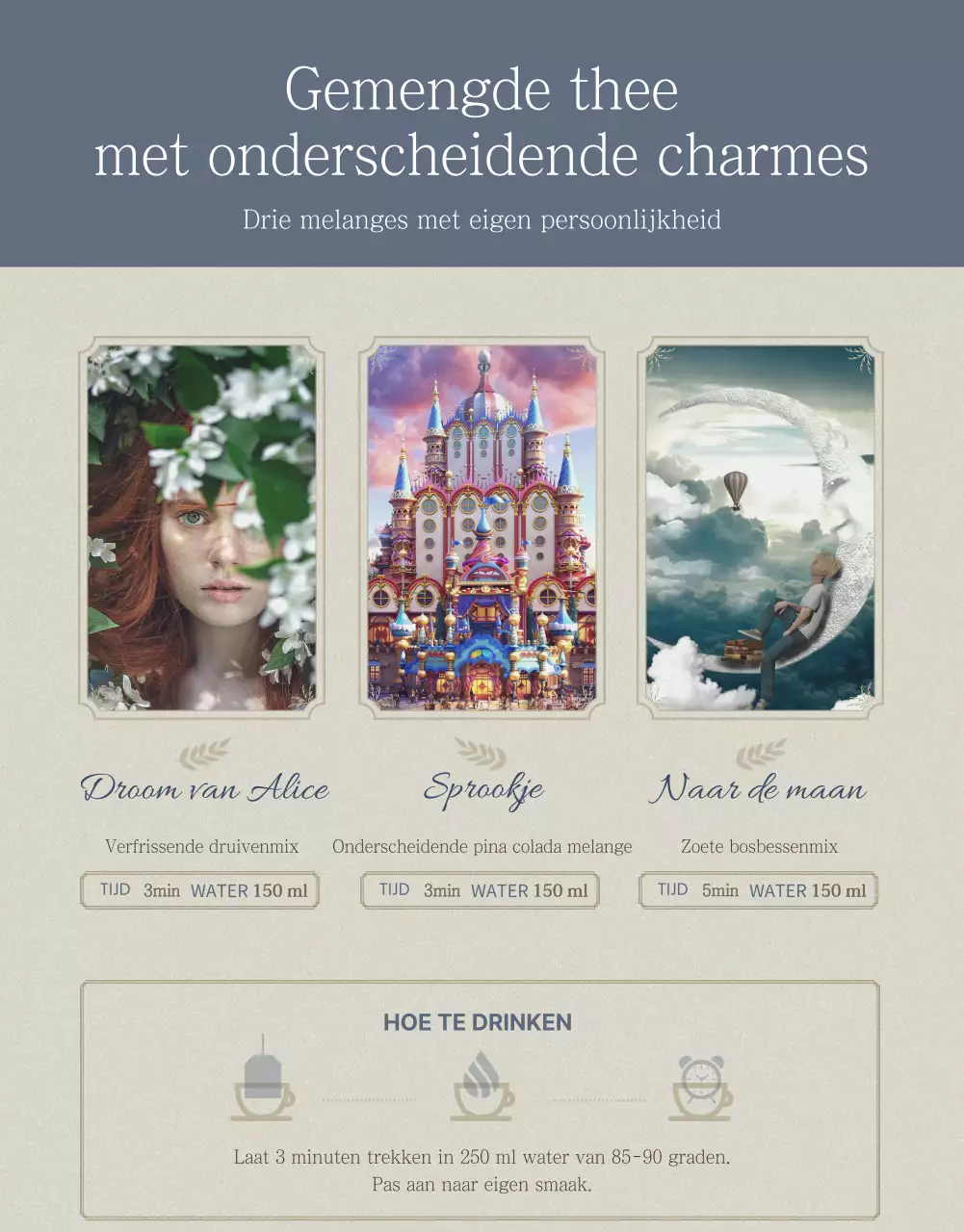 Gemengde thee details