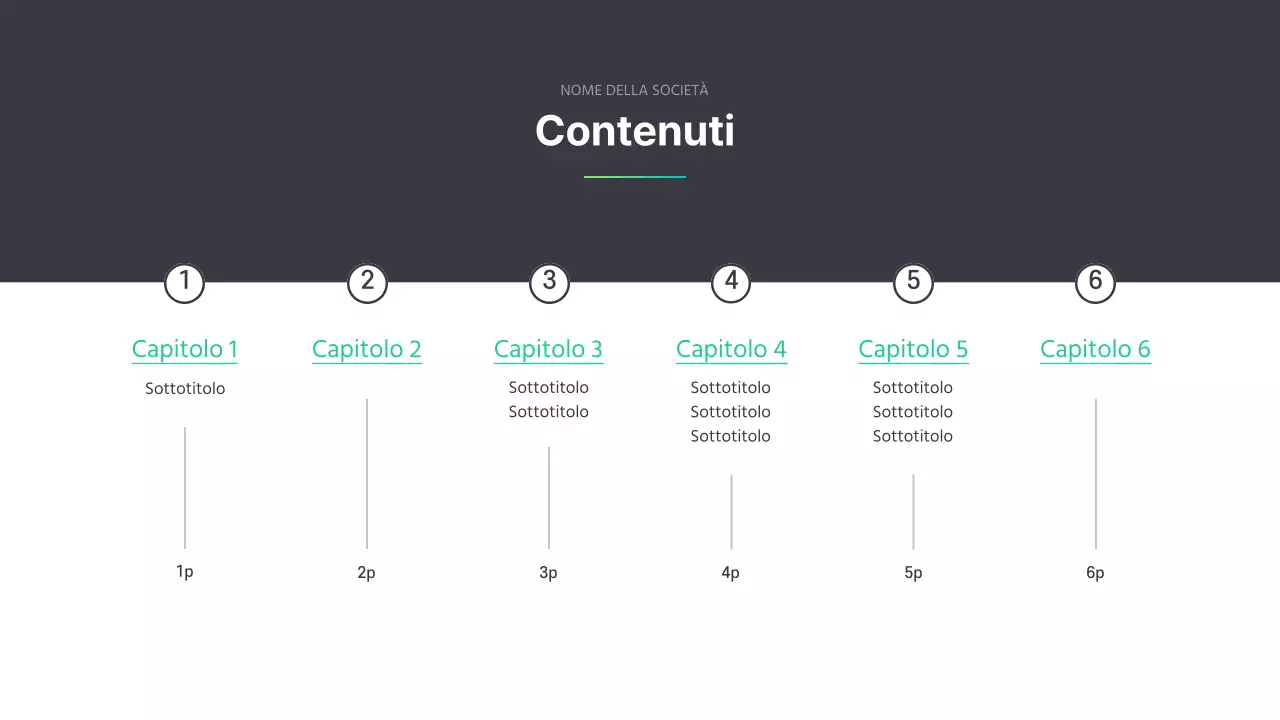 Profilo aziendale semplice