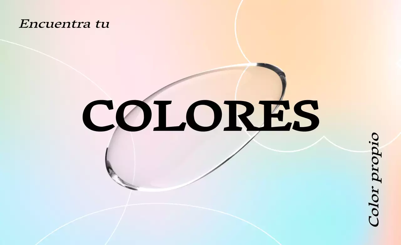 La mercancía de la exposición presenta degradados de colores y una atmósfera de ensueño