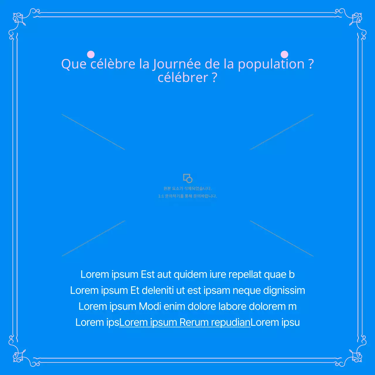 La politique démographique en rose et bleu CardNews