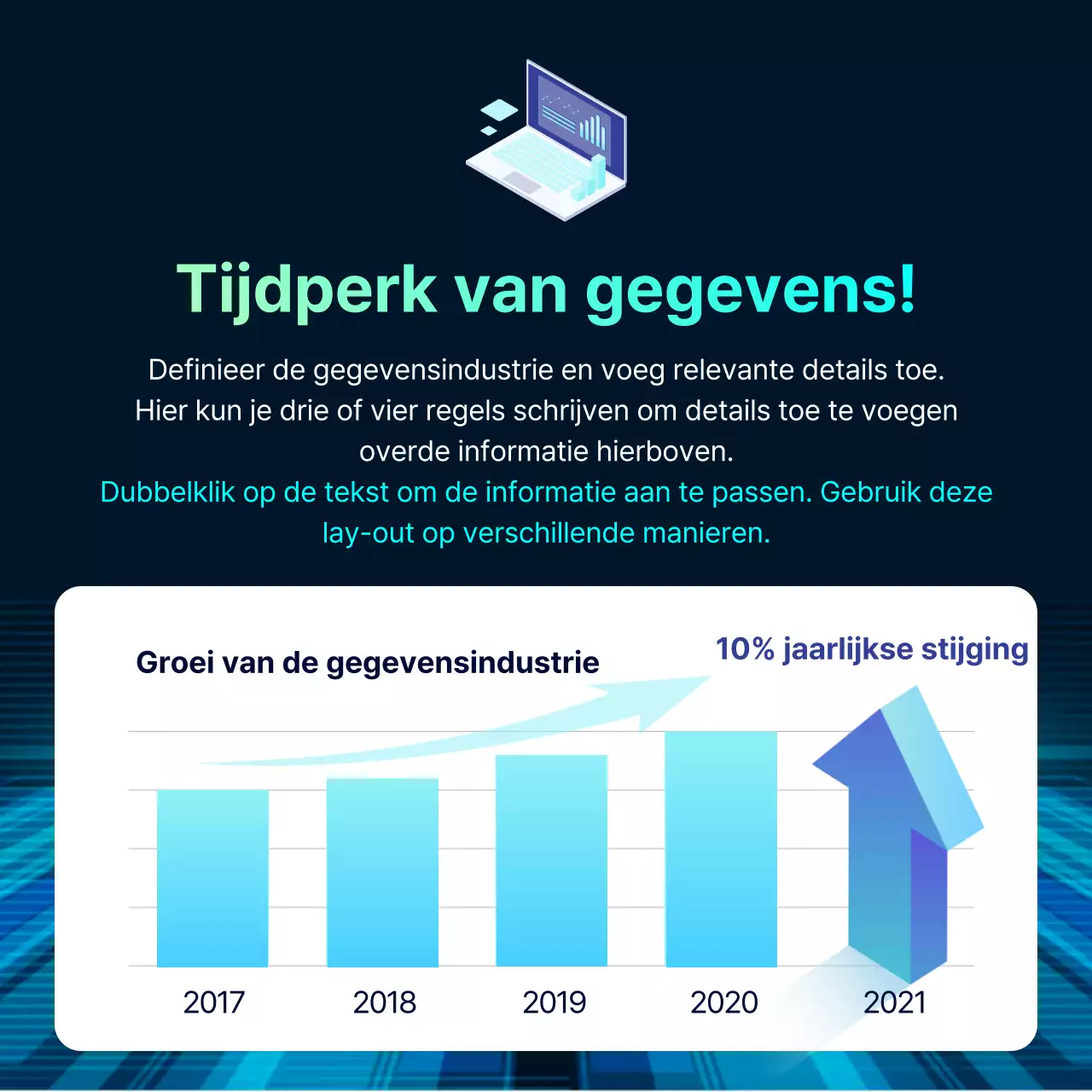 Data Industry Act richtlijnen in blauw kleurverloop