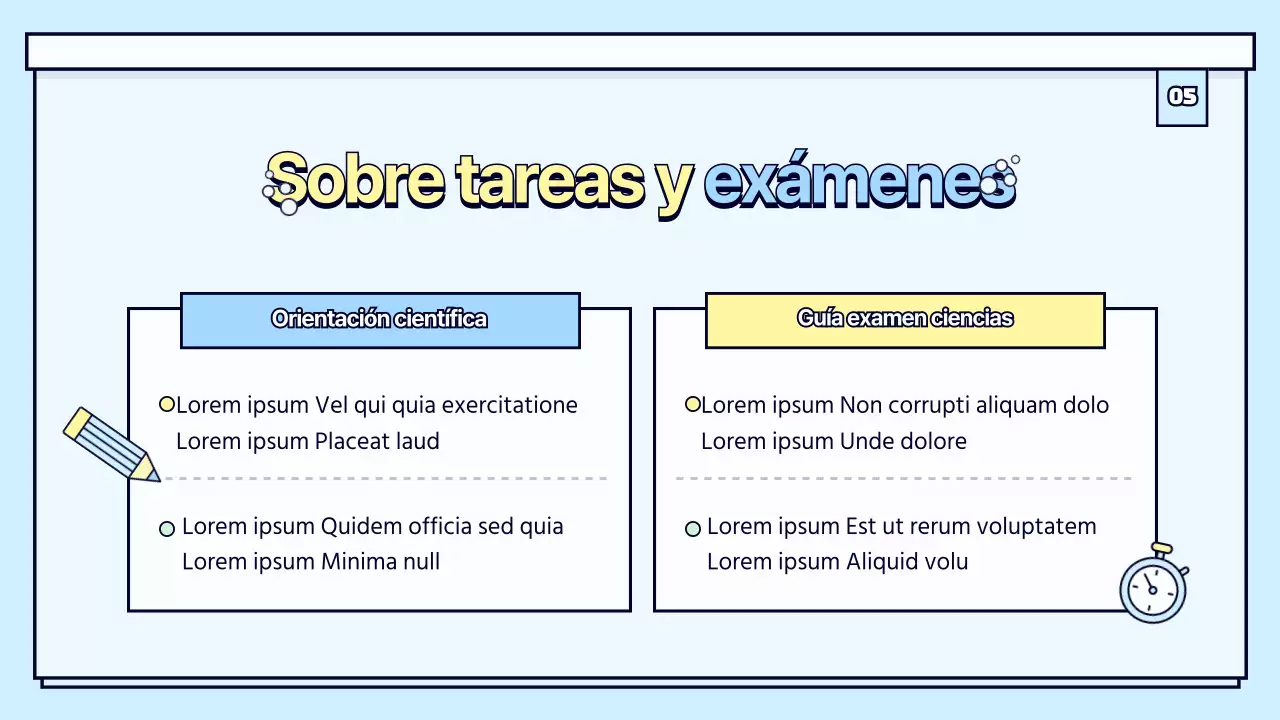 Orientación en las clases de ciencias