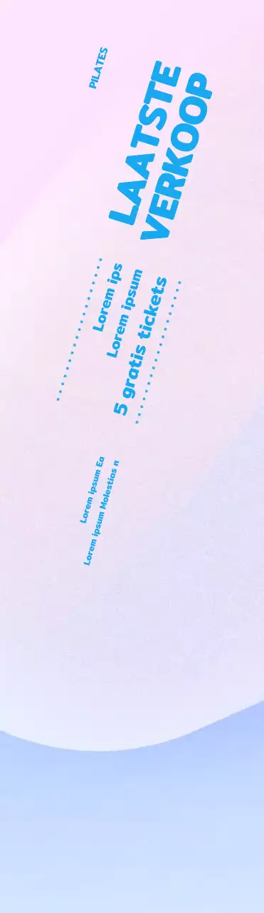 Promoot je Pilates-evenement met een emotionele 3D grafische achtergrond