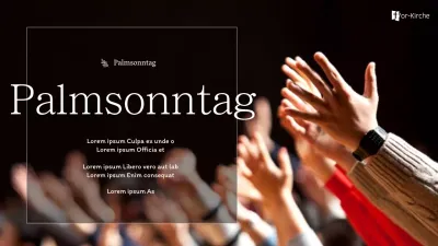 Hübsches weißes und schwarzes Gebet zum Palmsonntag in der Morgendämmerung YouTube-Miniaturansicht