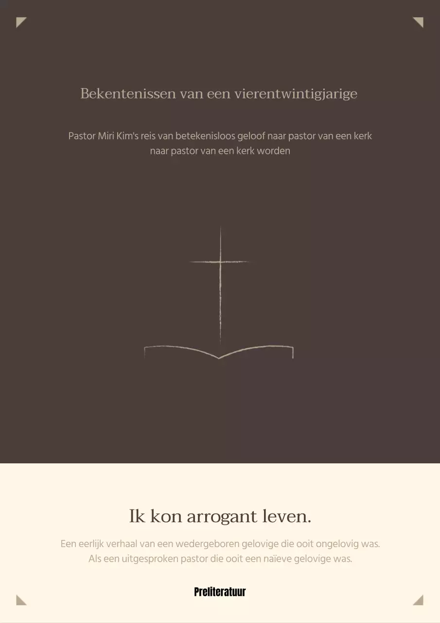 Bruine eenvoudige concepten geloof Essay