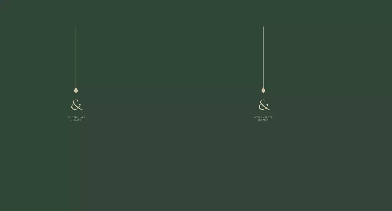 Groene sieraden boodschappentas