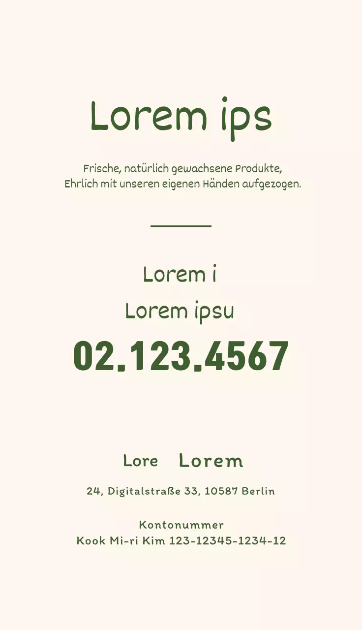 Gepflegter Landwirt mit grünem Foto hervorgehoben