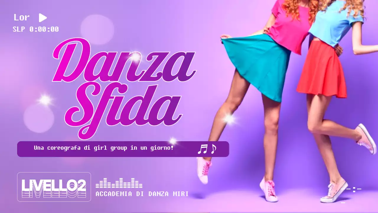 Viola e fotogenica, la lezione di un giorno dell'Accademia di danza della ragazza