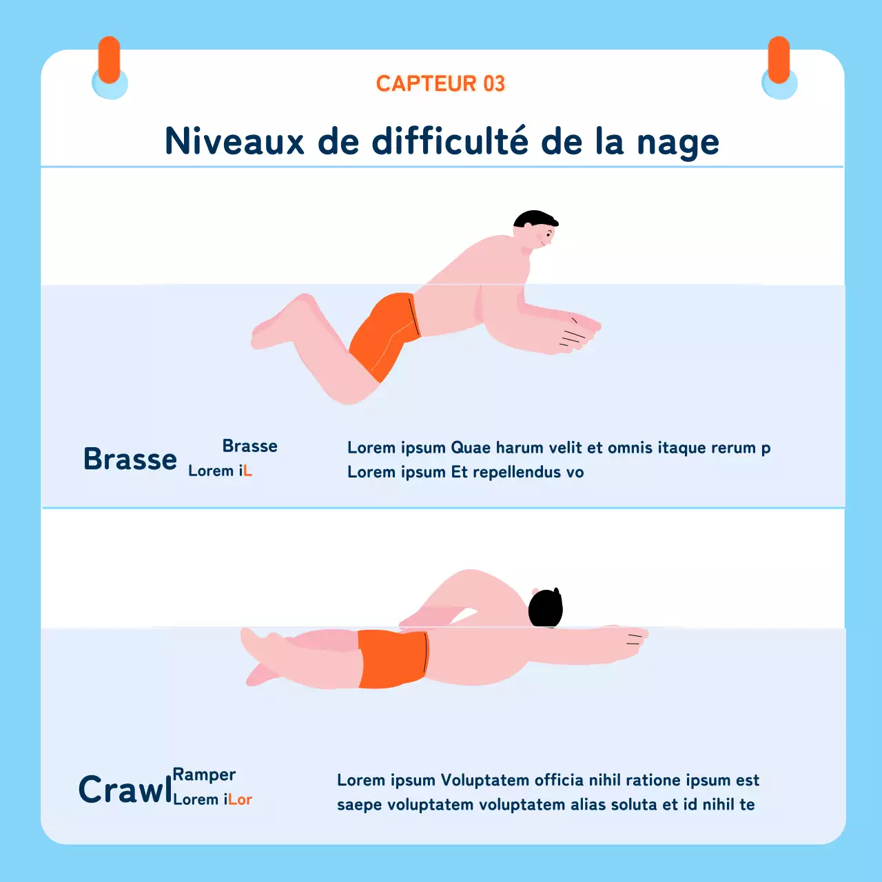 bleu mignon illustration de la natation cours de natation leçons de natation bases de la natation cartenews