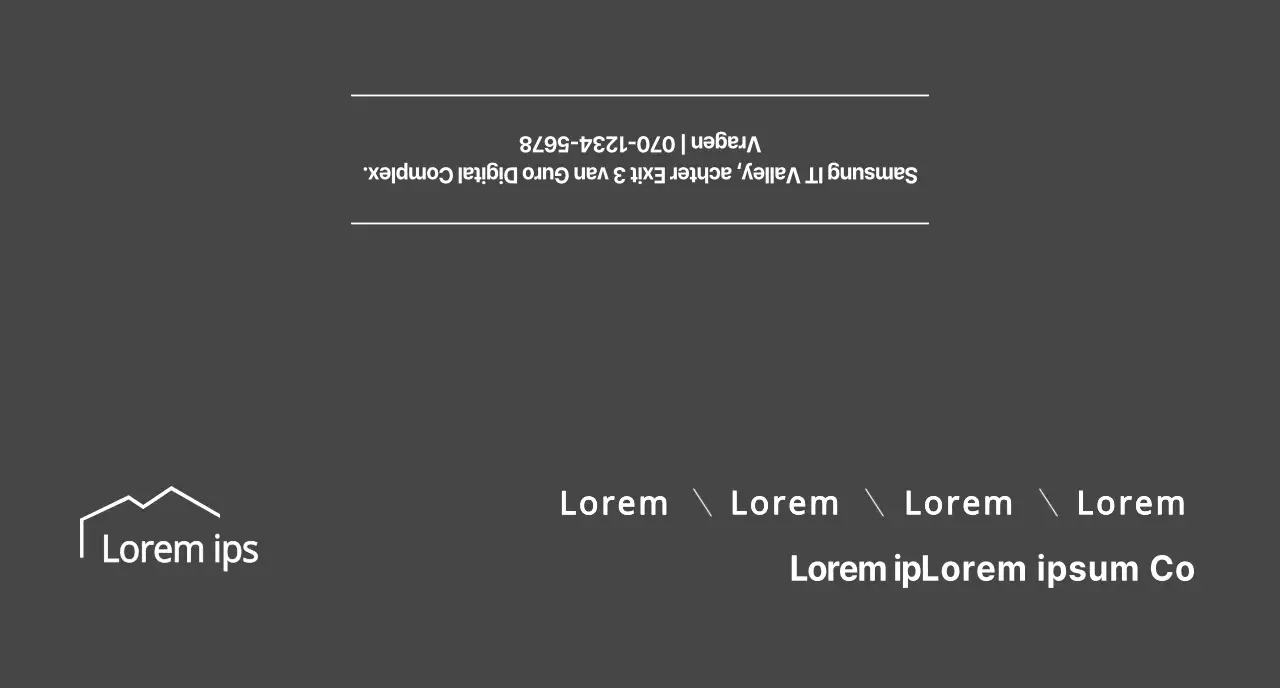 Eenvoudige kralen in donkergrijs voor vastgoedpromotie