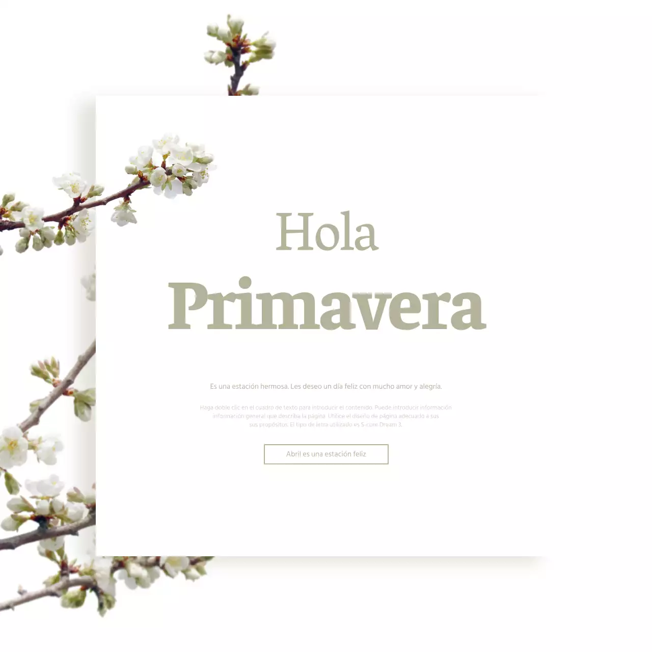 Hola Primavera