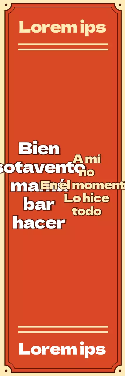 Pancarta de estilo antiguo con fondo rojo sobre la violencia escolar