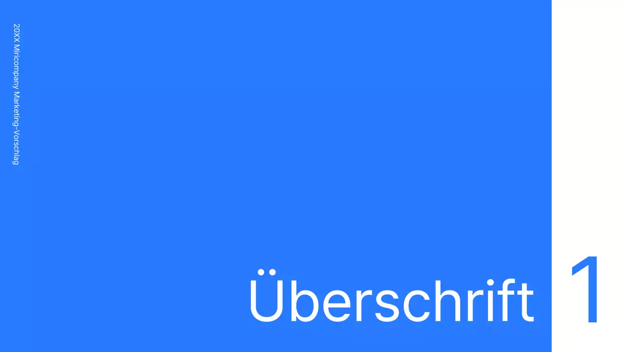Business-Konzept-Kit mit blauen, minimalistischen und einfachen Linien