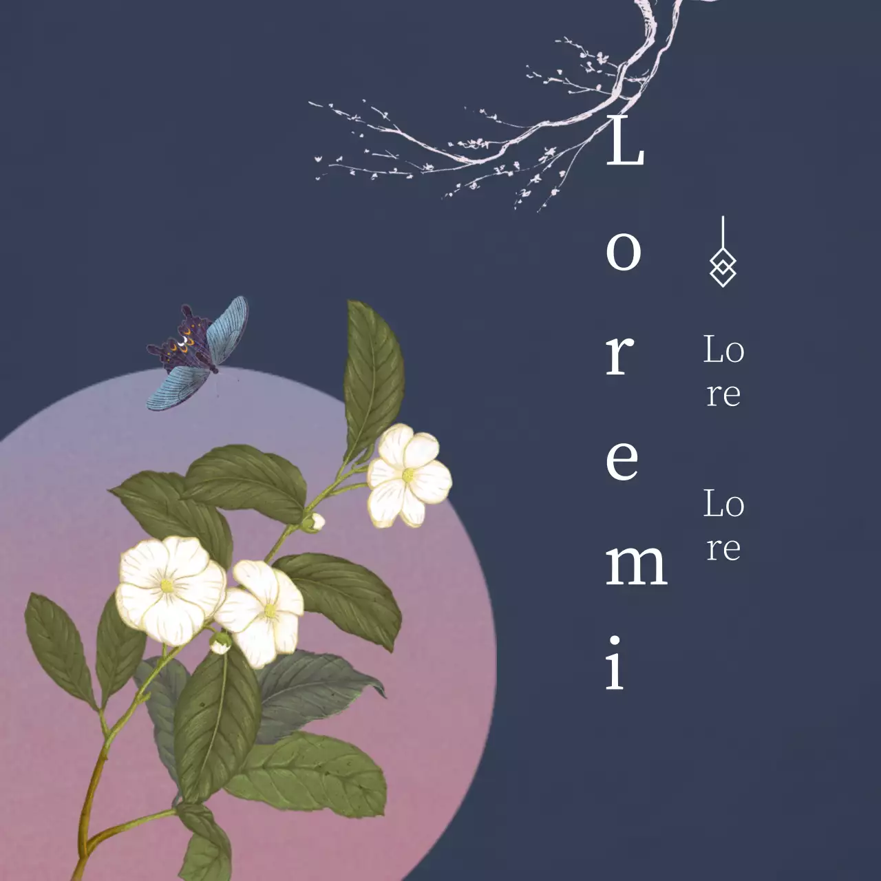 Auguri di lusso per il Ringraziamento in blu marino e rosa intenso