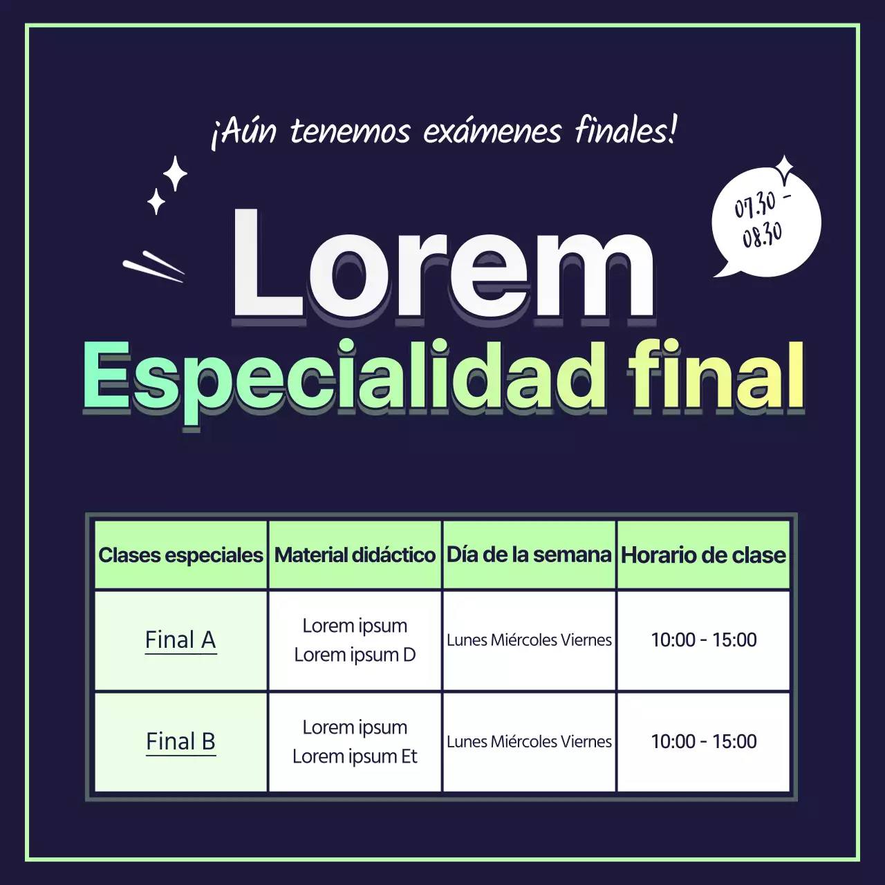Examen final especial