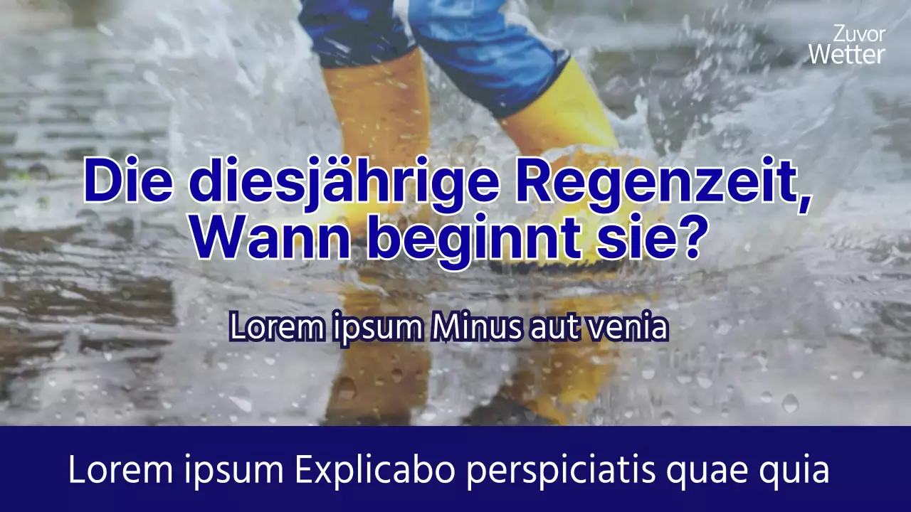 marineblau Sommer Regenzeit Wetter Starke Regenfälle Wetter Nachrichten teilen