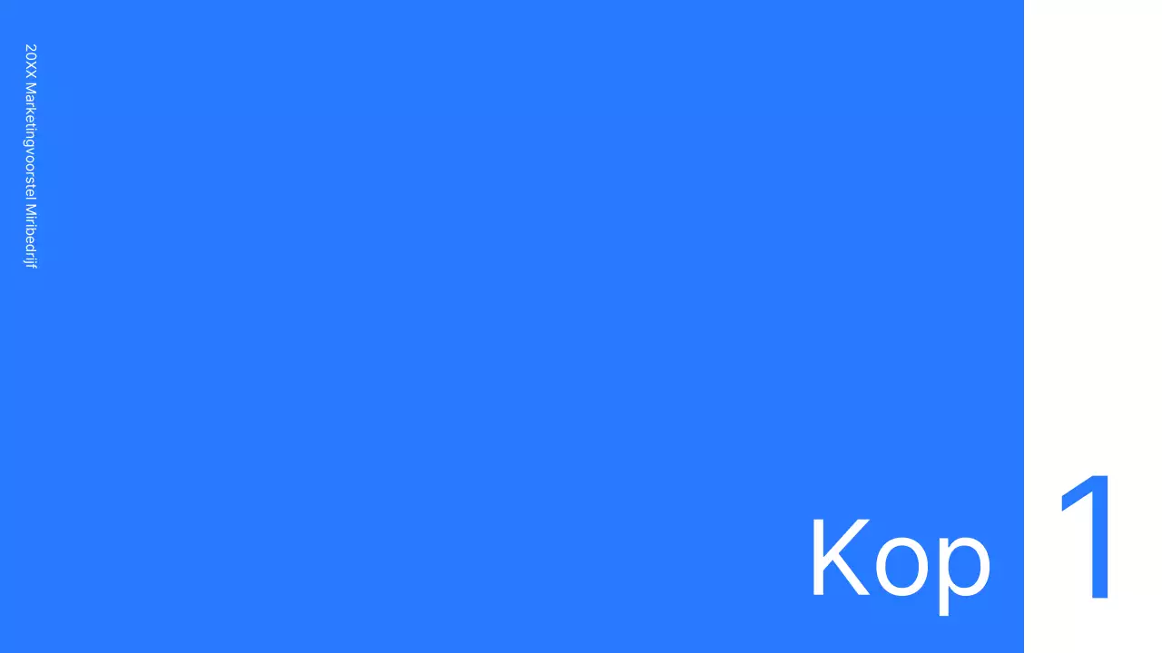 Business concept kit met blauwe, minimalistische en eenvoudige lijnen