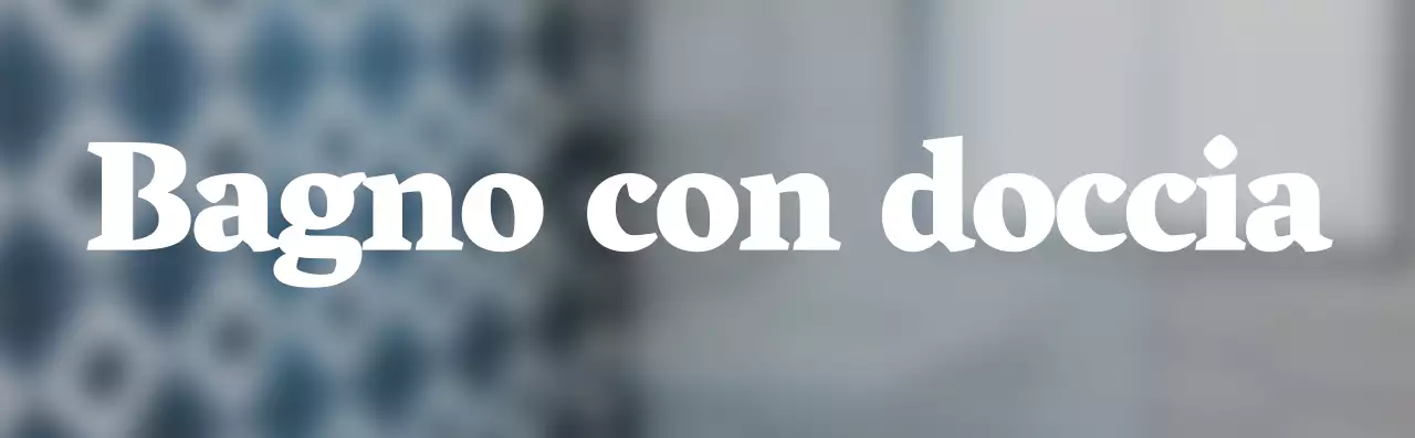 Guida testuale per il locale doccia in uno stile semplice