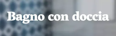 Guida testuale per il locale doccia in uno stile semplice
