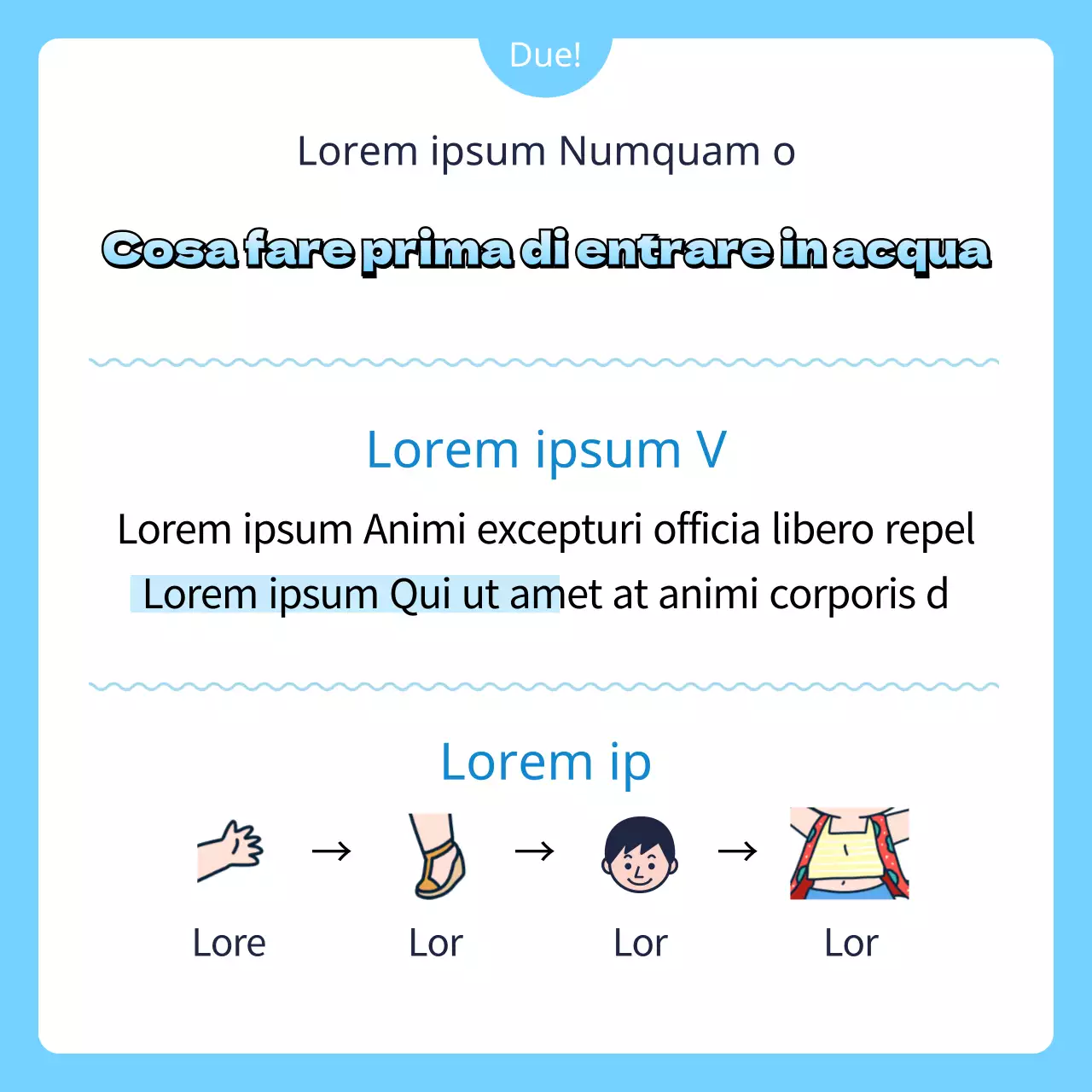 Cosa fare prima e dopo un bel tuffo in azzurro