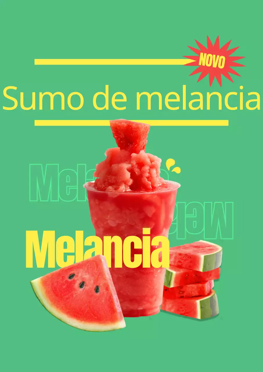 Promova o menu do seu café com imagens coloridas de bebidas ilustradas e texto