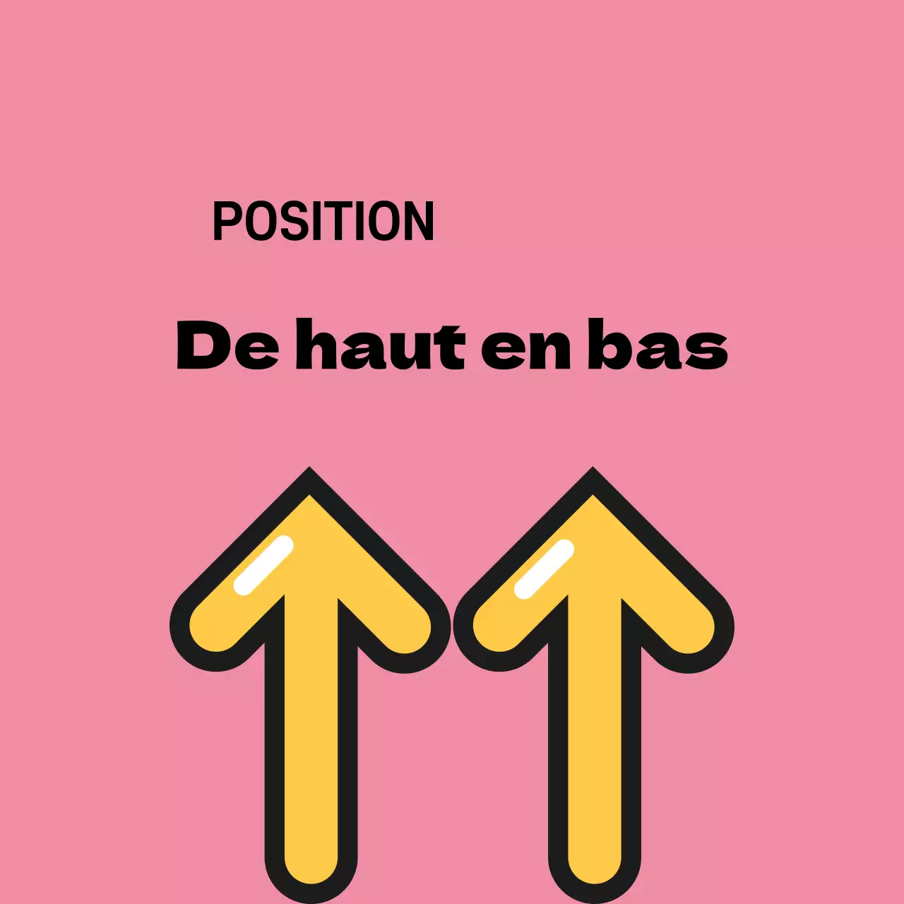 Autocollants d'avertissement en haut et en bas