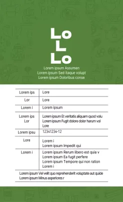 Lettres vertes surlignées Thé vert frais