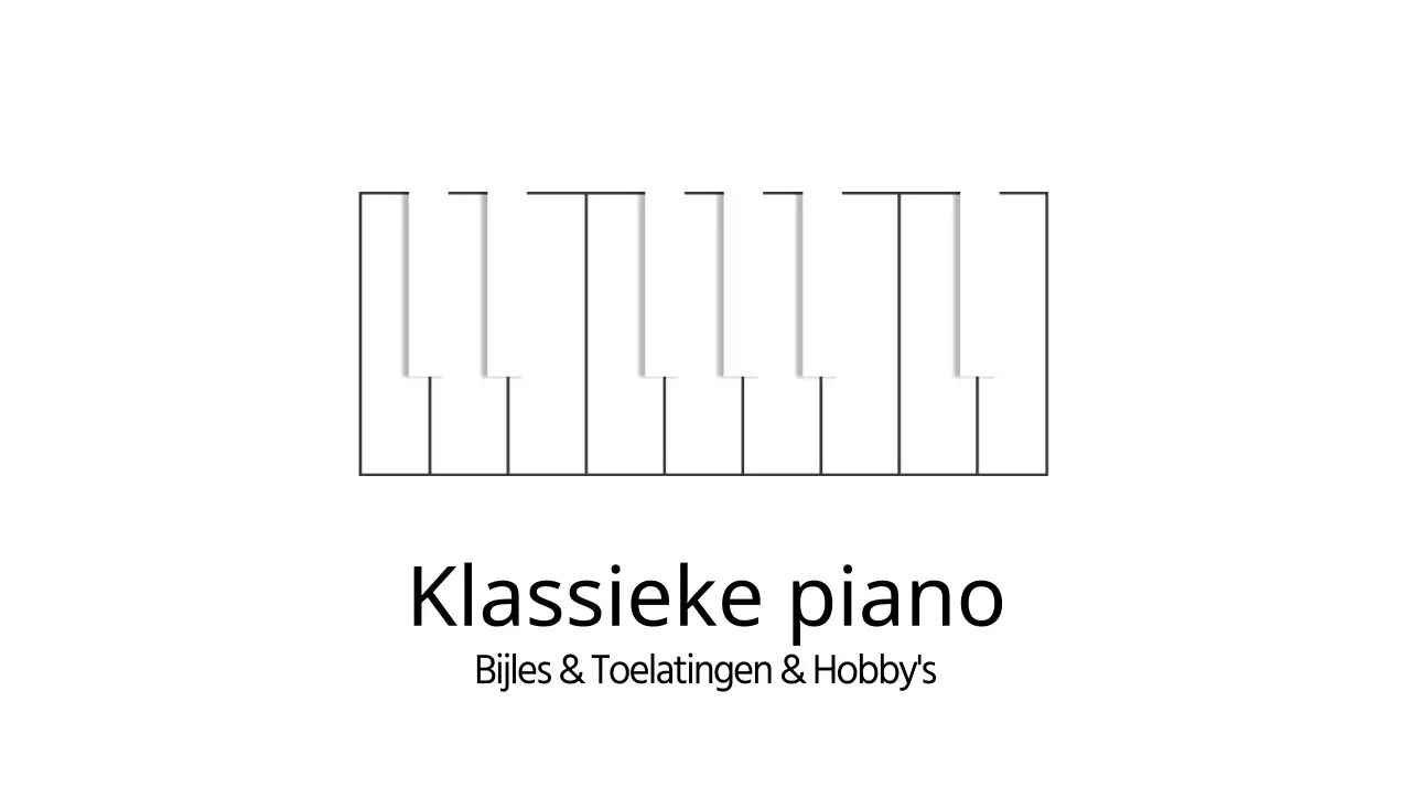 Pianoschool visitekaartje