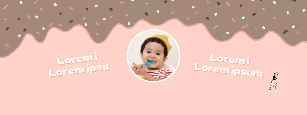 Portavasos de helado rosa Happy Birthday Cute