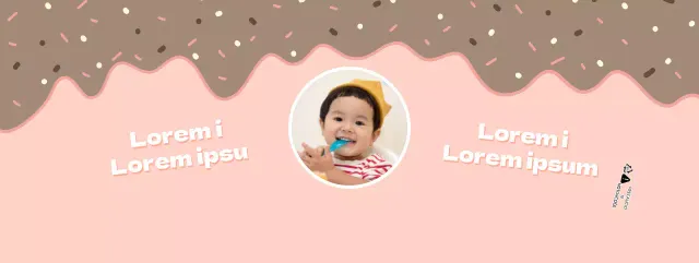 Portavasos de helado rosa Happy Birthday Cute