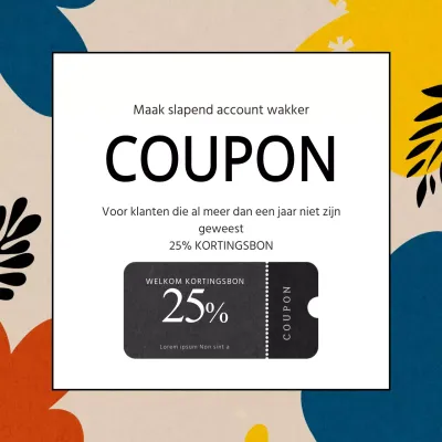 Coupons voor slapende rekeningen