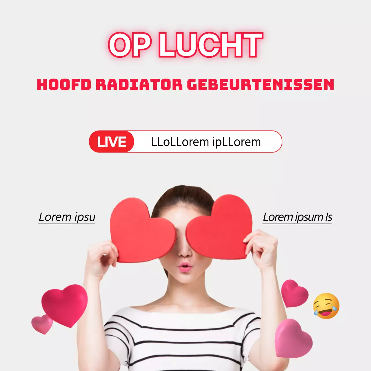 ON AIR Main Event Live UitzendingPreview GiveawayPrijs Hart Emoji