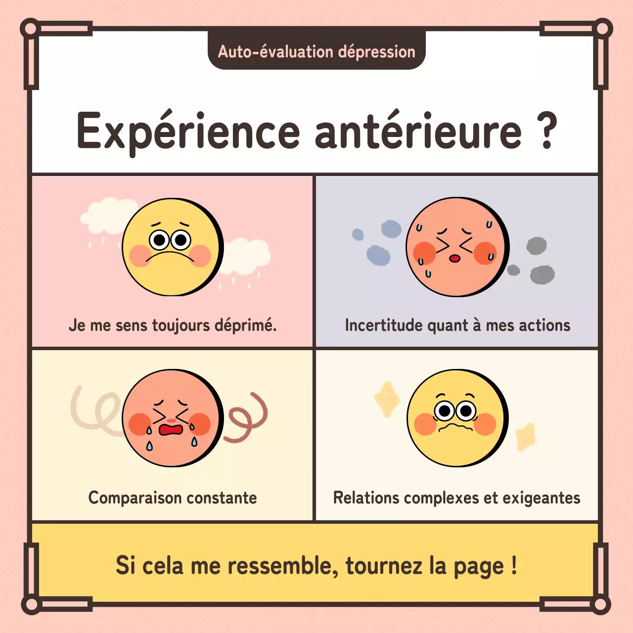 Illustration rose pastel faisant la promotion d'un centre de conseil psychologique