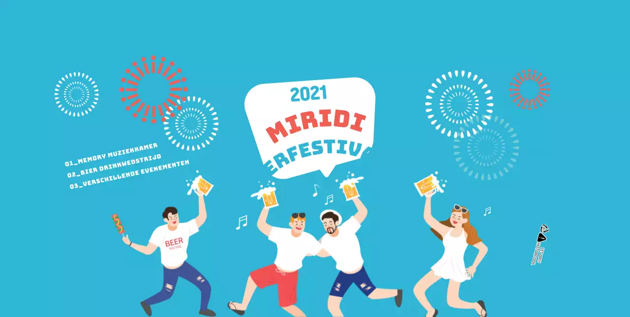 Het Blue Illustration Bierfestival promoten