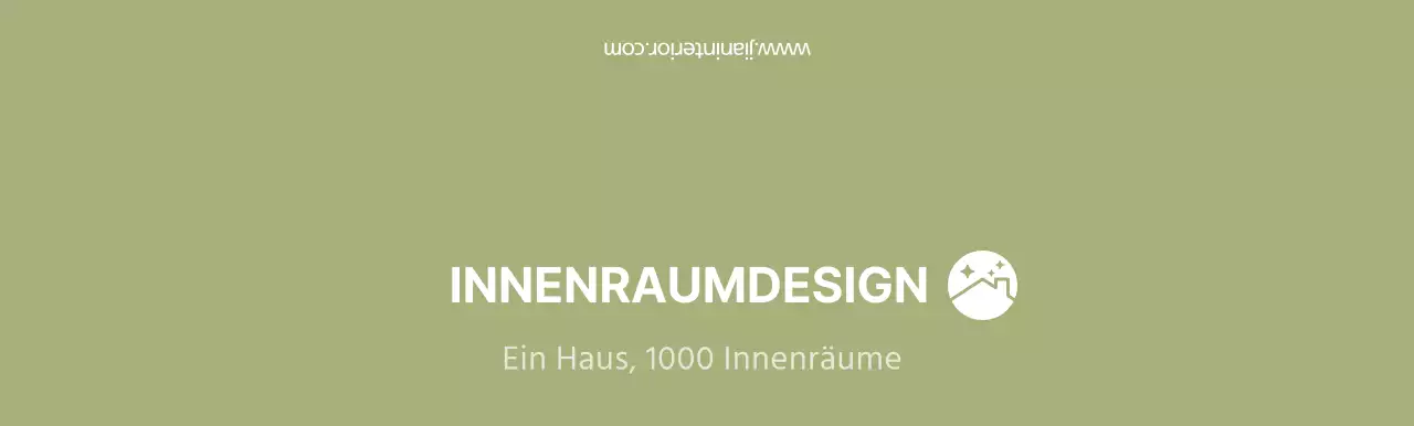 Einfaches Logo-Konzept für Innenräume in Chartreuse