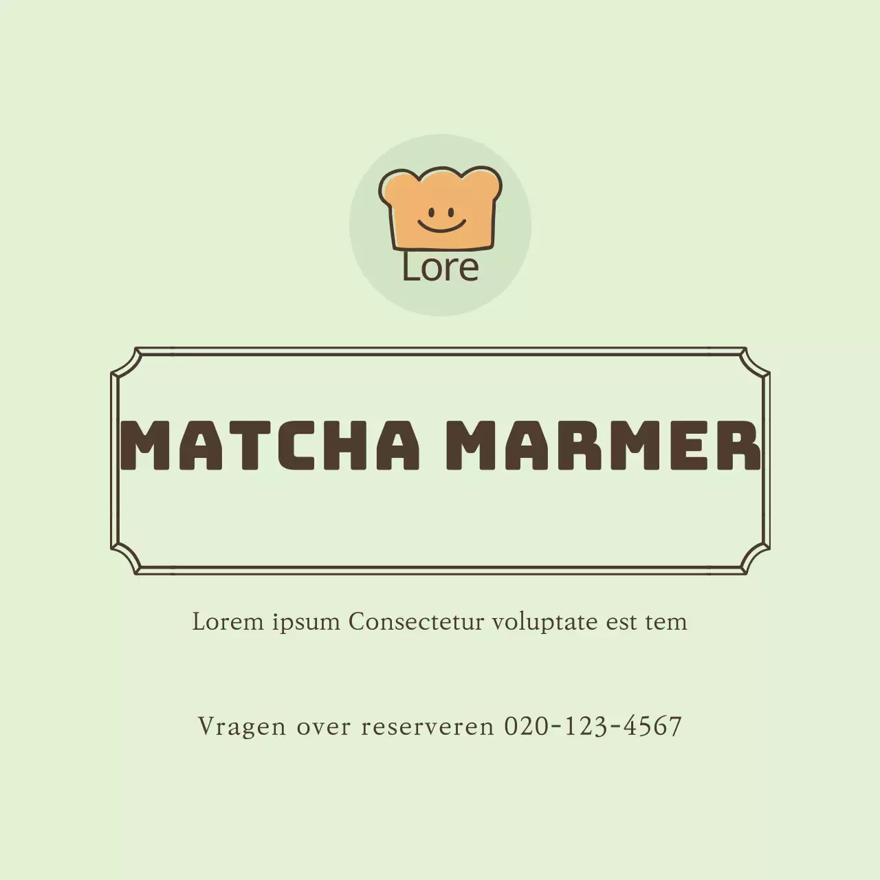 Geïllustreerde Matcha Dessert Stickers