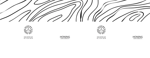 Promoot en informeer met een eenvoudig kledingwinkellogo in emotionele stijl