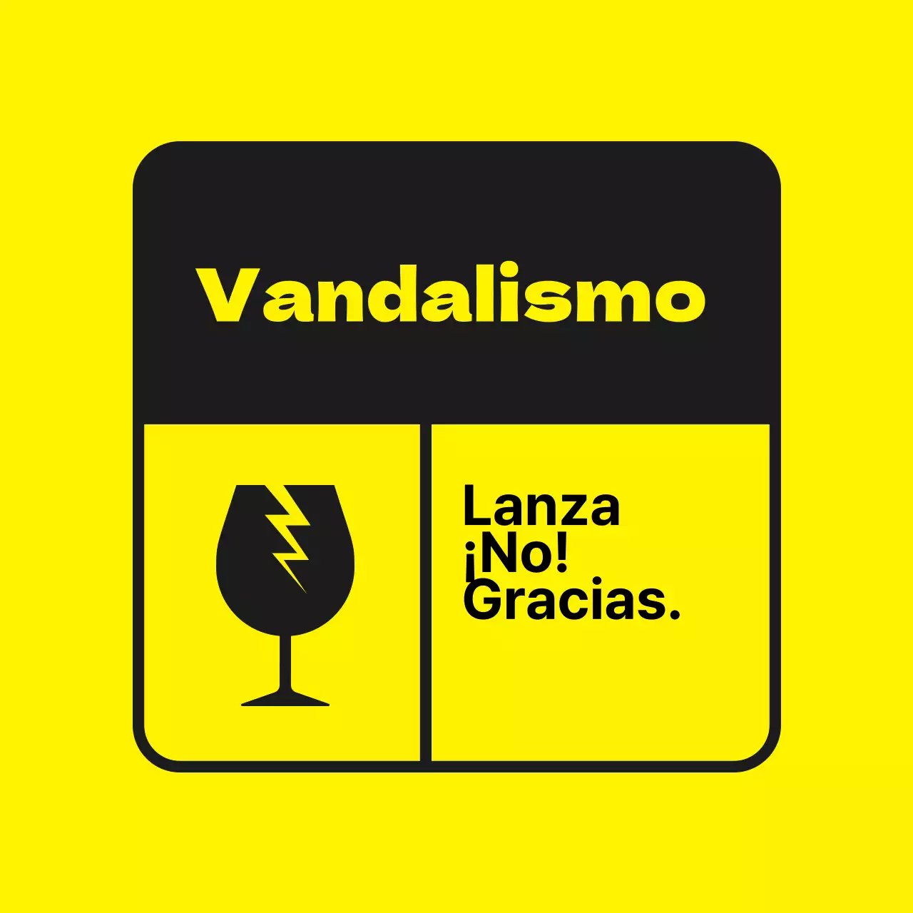 Pegatina antivandalismo