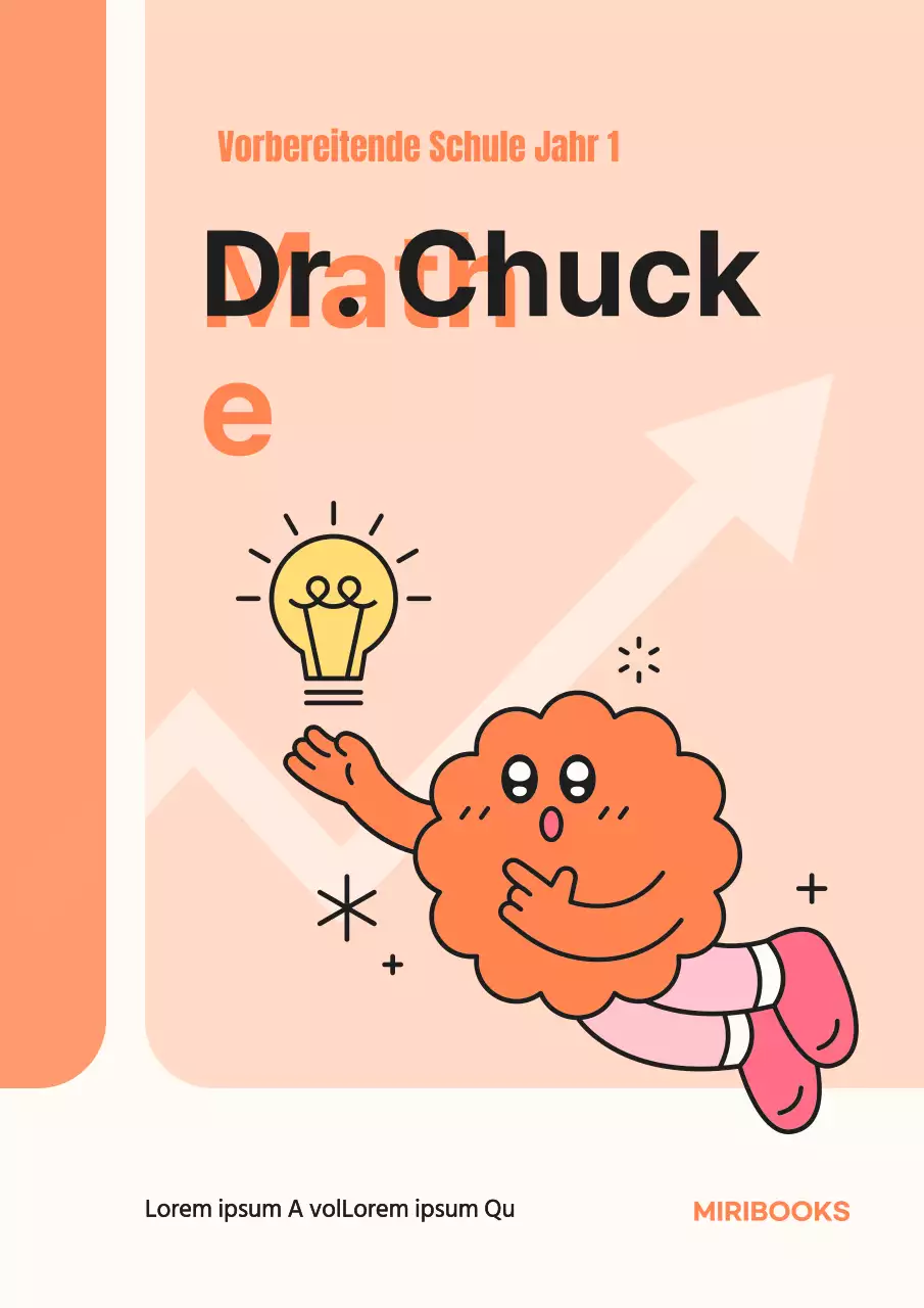 Ausbildungsinhalte mit einfachem Charaktergefühl in Orange